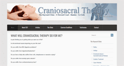 Desktop Screenshot of craniosacraltherapy.ie
