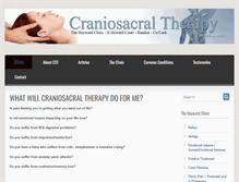 Tablet Screenshot of craniosacraltherapy.ie