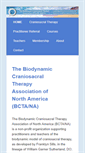 Mobile Screenshot of craniosacraltherapy.org